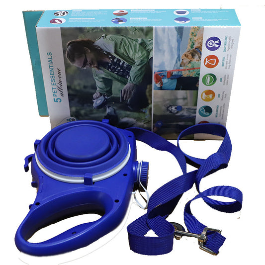 Pet Travel Kit: Bottle, Cup & Leash