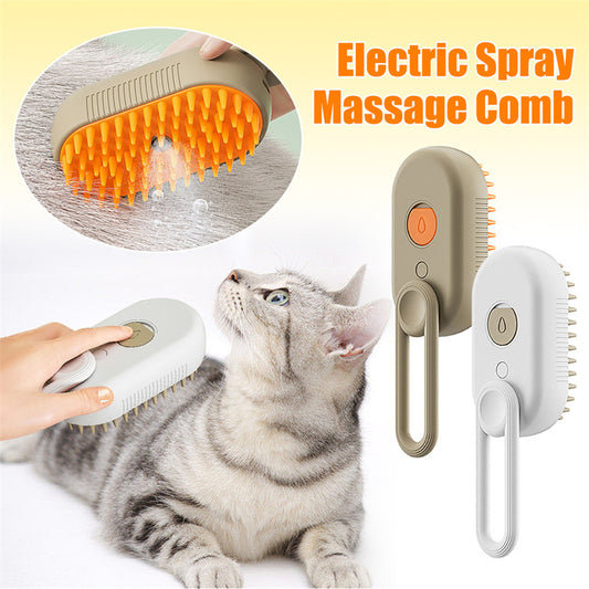 SteamBrush 3-in-1: Pet Grooming Made Easy